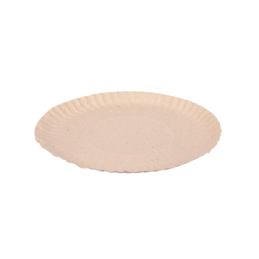 BANDEJA CARTON REDONDA GRIS Nº15 (30CM) *100UNID