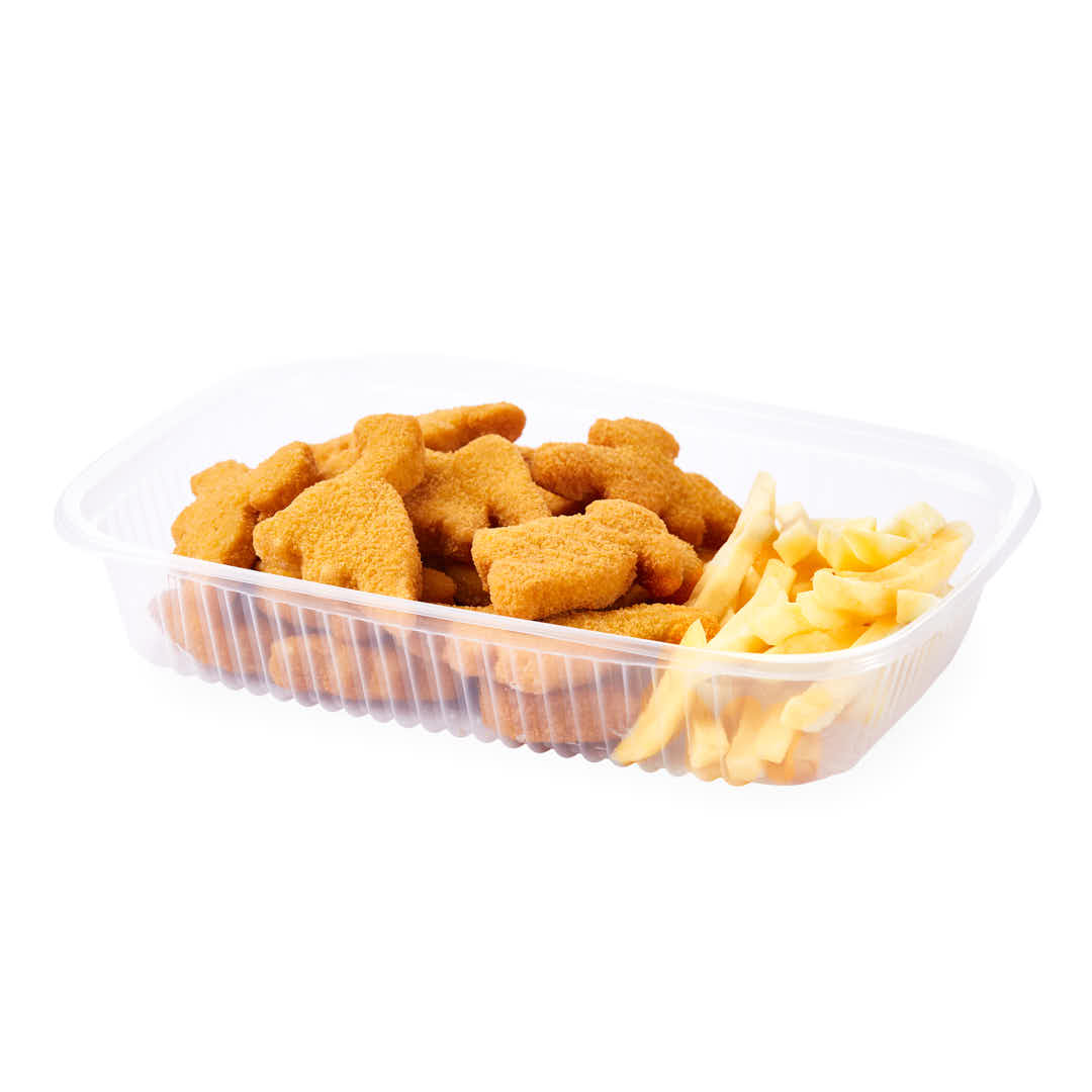 BANDEJA MICRO ENVASES AZULES Nº107 (18*26*5CM) *100UNID