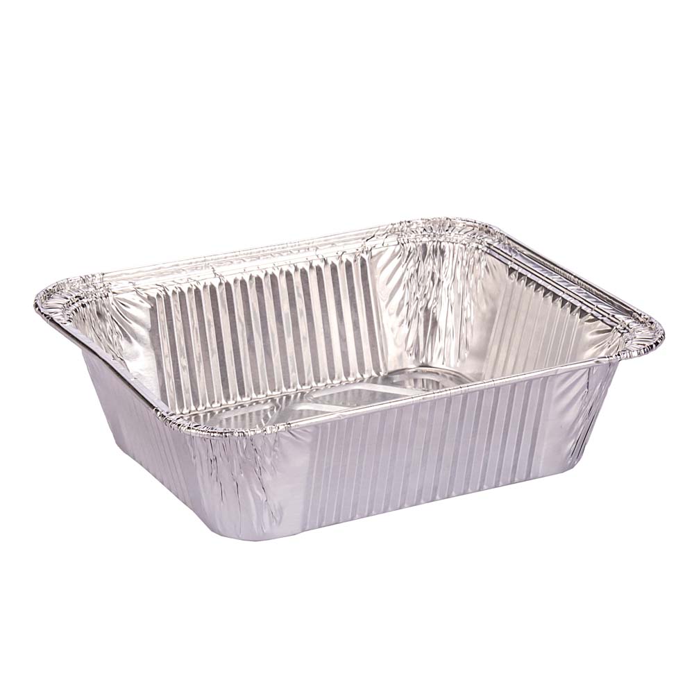 BANDEJA ALUMINIO VASSOI F-250 (475CC) (12*15*4.5CM) *25UNID