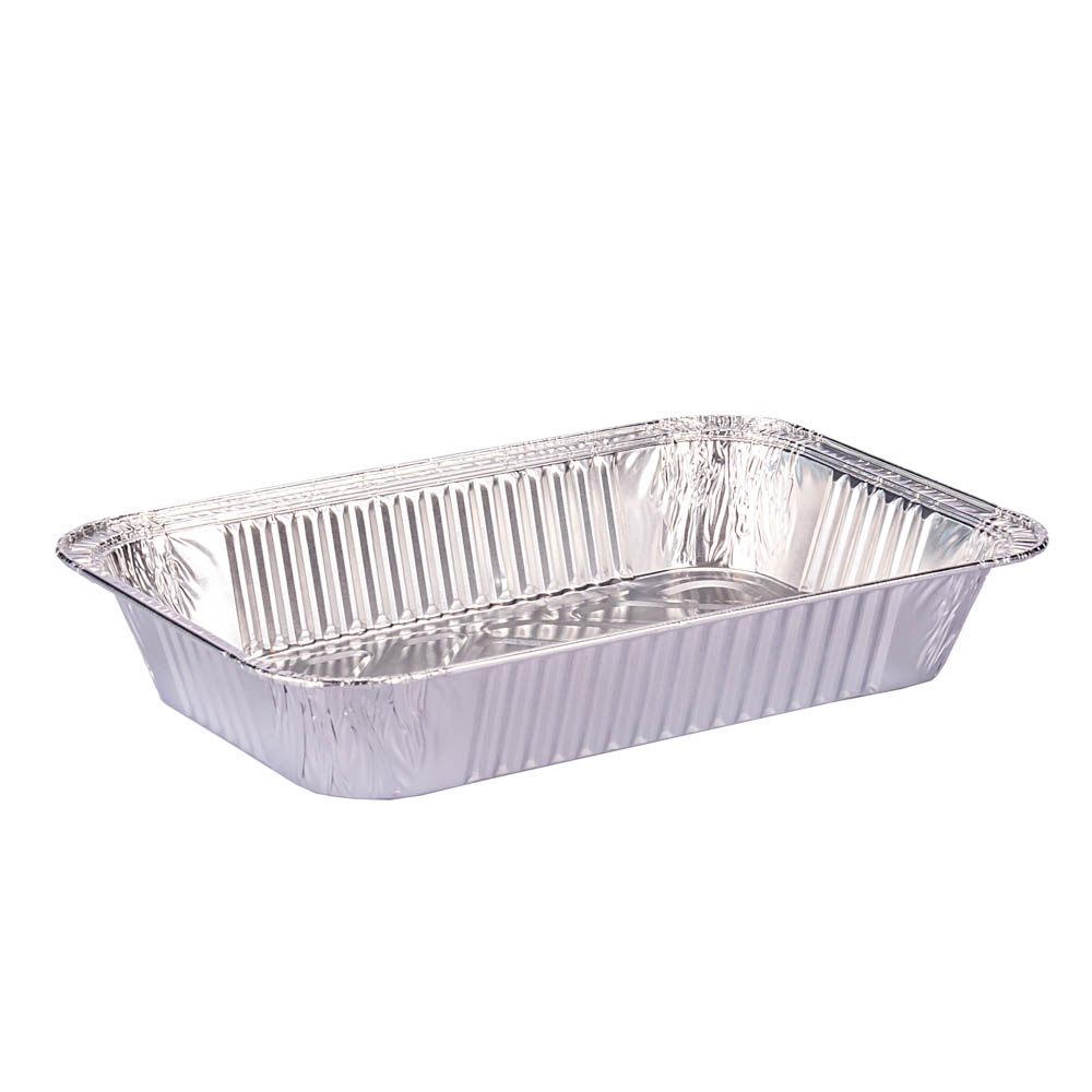 BANDEJA ALUMINIO VASSOI.F-2100 (1050CC) (15*23*4.5CM) *25UNID