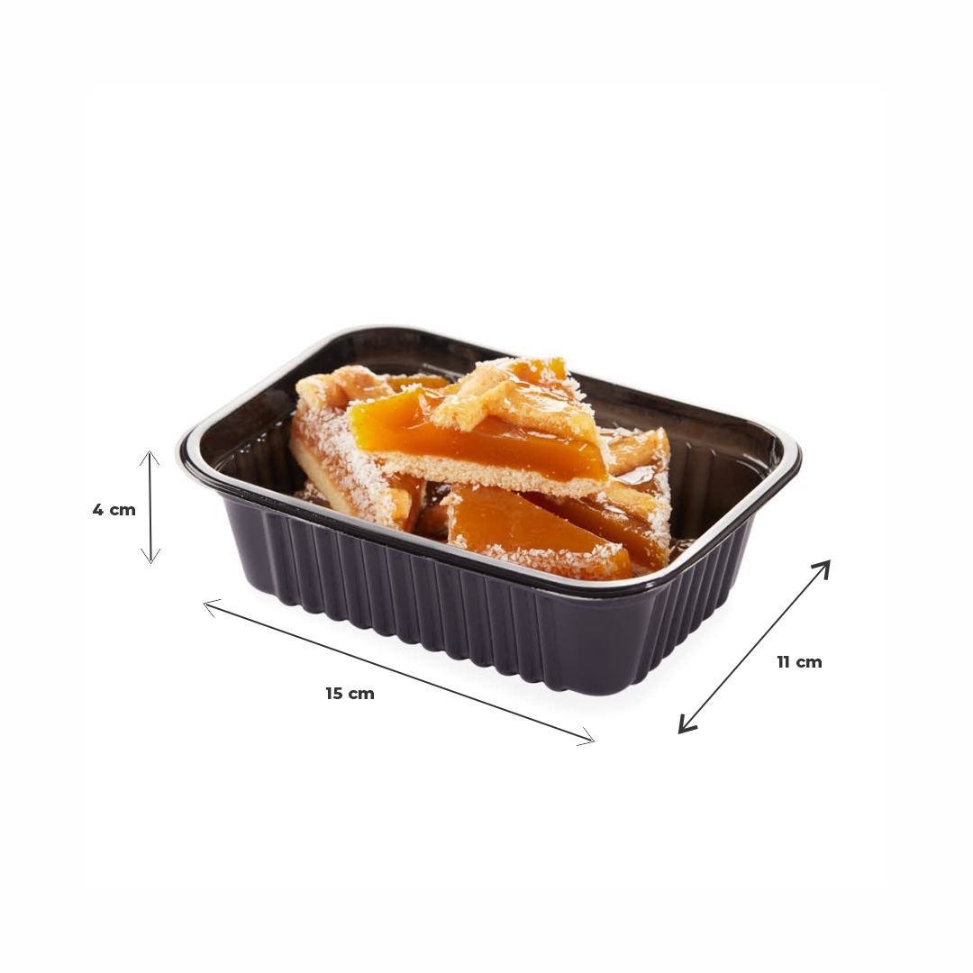 BANDEJA PET NEGRO COTNYL Nº102 (11*15*4CM) (TB102 NE) *100UNID