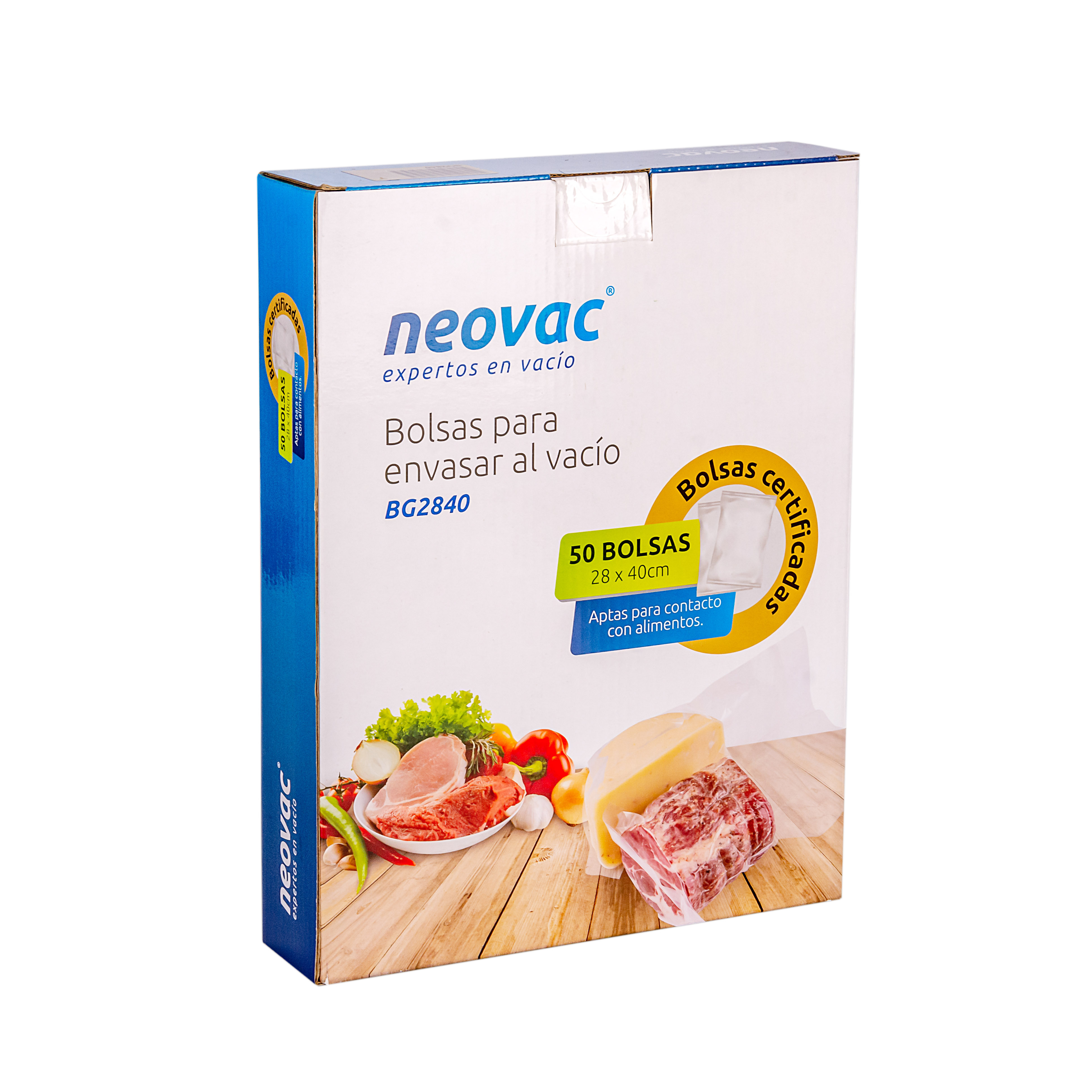 BOLSAS PARA VACIO NEOVAC GOFRADAS 28*40CM (BG2840) *50UNID