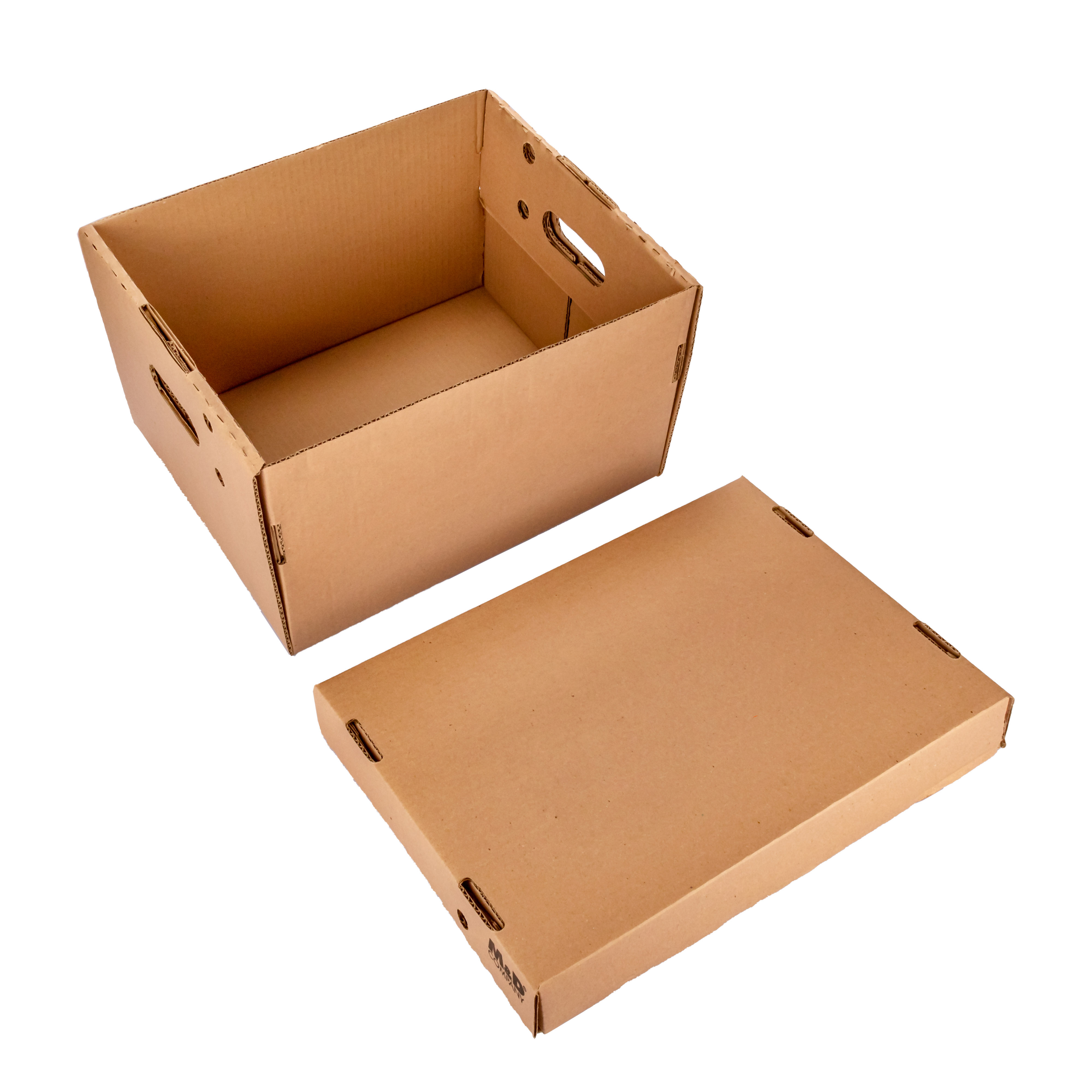 CAJA ARCHIVO CARTON AMERICANA ALTA KRAFT M&amp;D (32*42*25CM) *UNID.