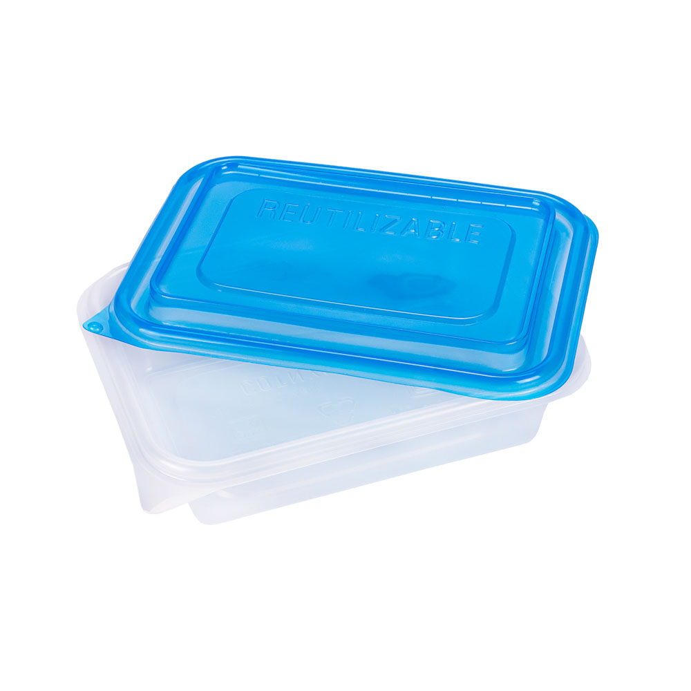 BANDEJA MICRO COTNYL.REUTILIZABLE Nº103 CON TAPA (13*18*5CM) *25UNID