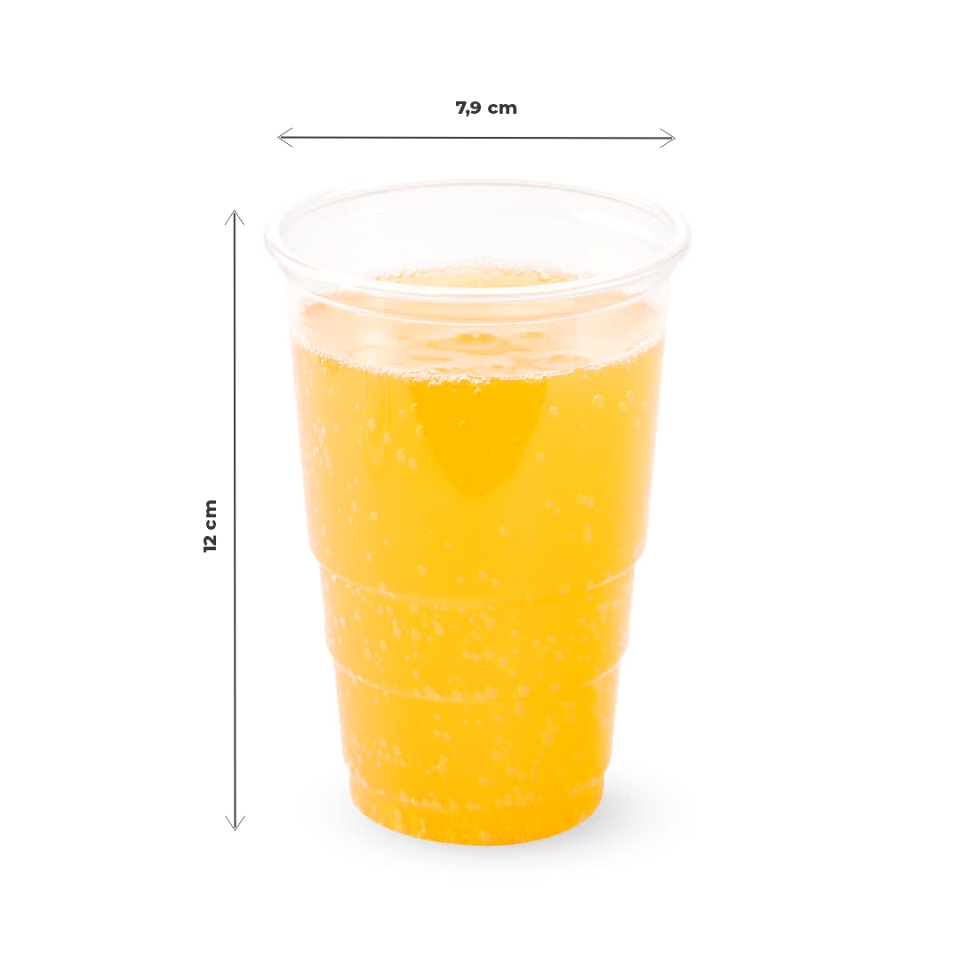 VASO PLASTICO GLASS 330CC CRISTAL PLASTIVAS *50UNID