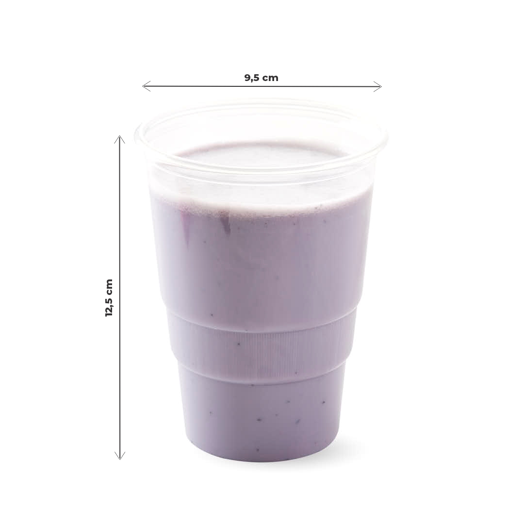 VASO PLASTICO GLASS 500CC CRISTAL PLASTIVAS *50UNID