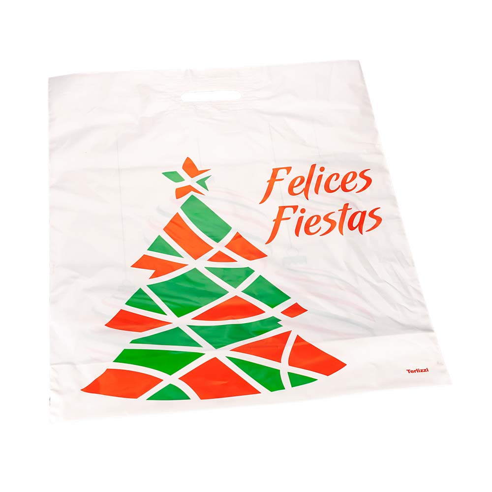 BOLSAS RIÑON NAVIDAD TERLIZZI 45*60CM CON BASE POLIETILENO PAQ.*50UNID