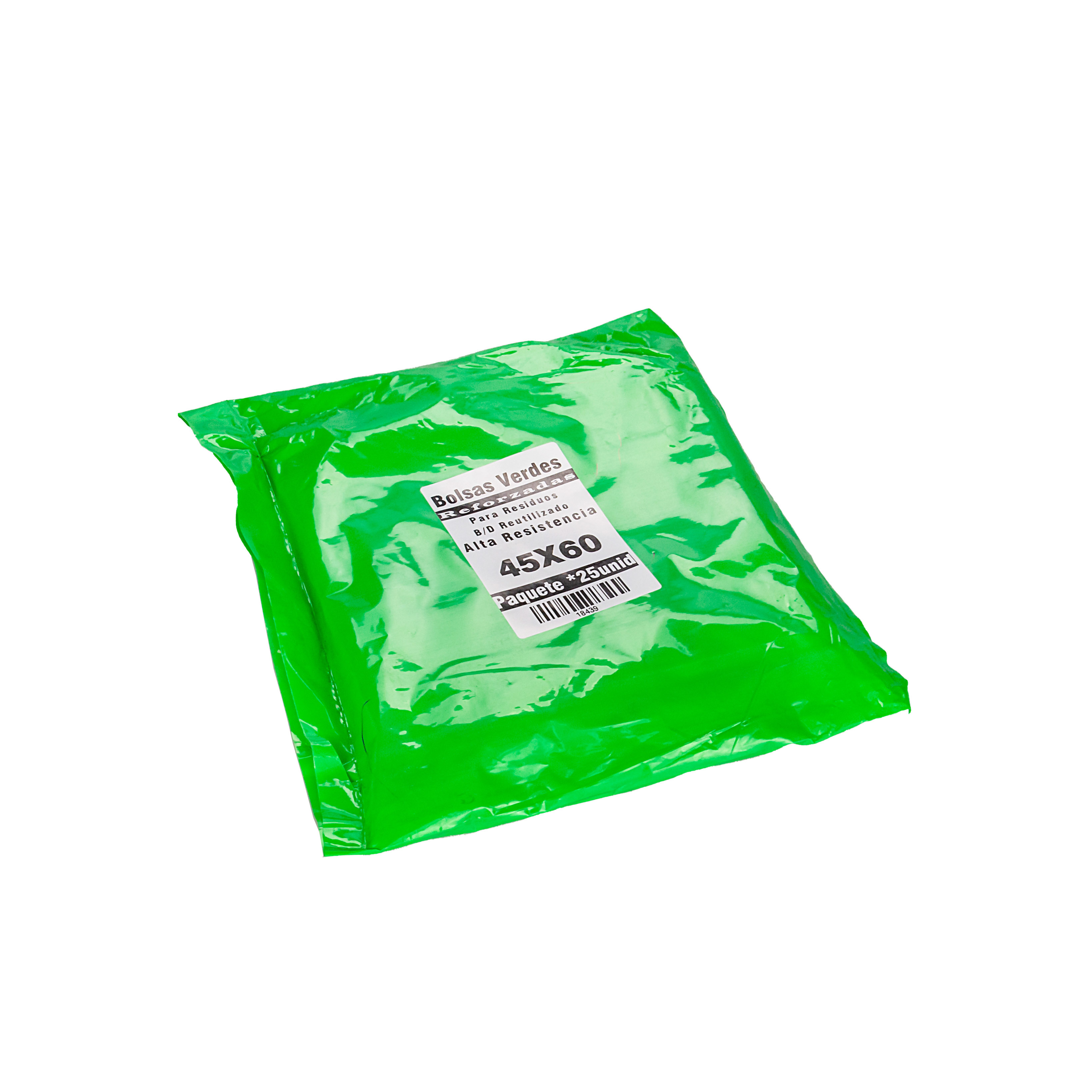 BOLSAS RESIDUO VERDE FERNANDEZ (PAQ*25U) 45*60 (25MIC) REFORZADAS *UNID