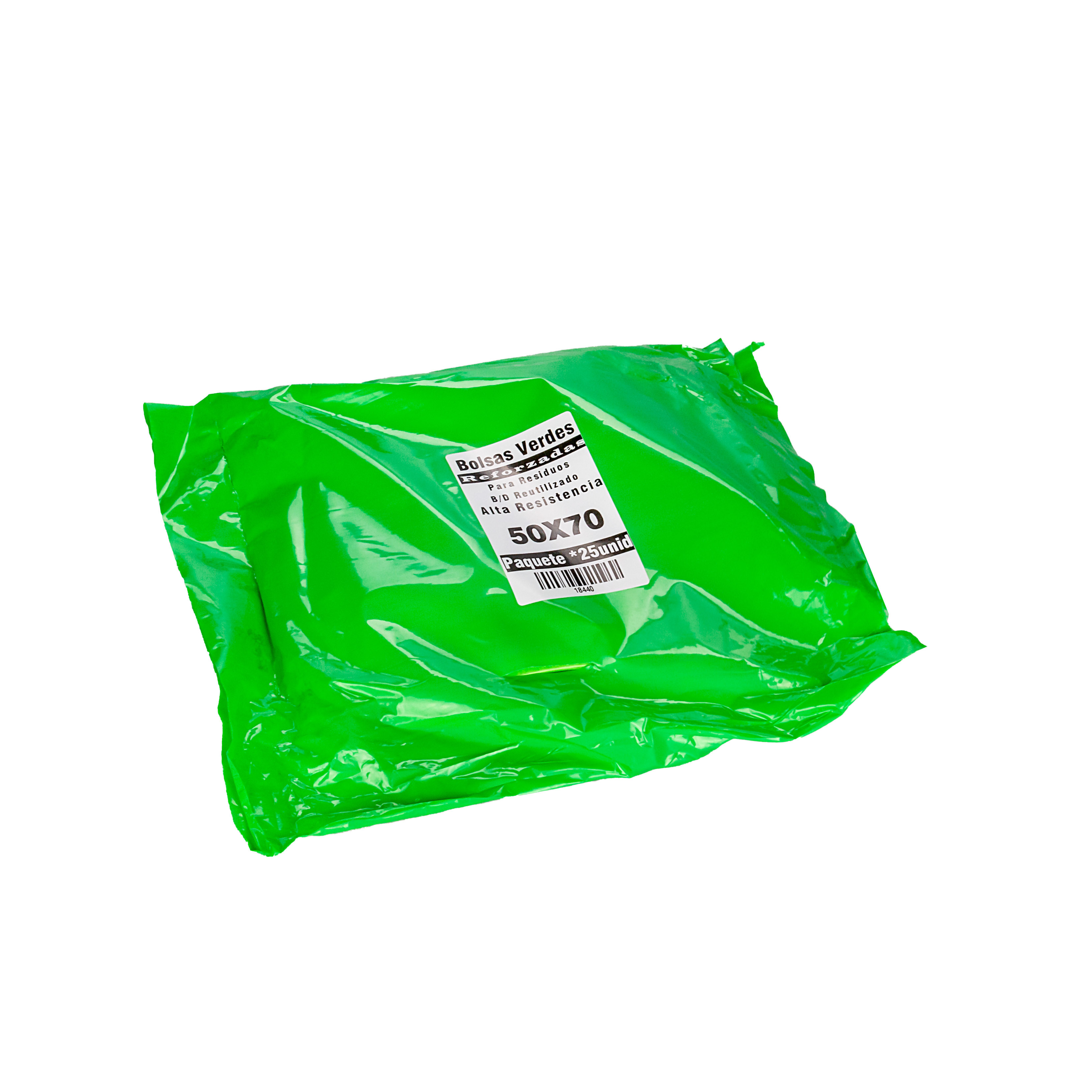 BOLSAS RESIDUO VERDE FERNANDEZ (PAQ*25U) 50*70 (25MIC) REFORZADAS *UNID