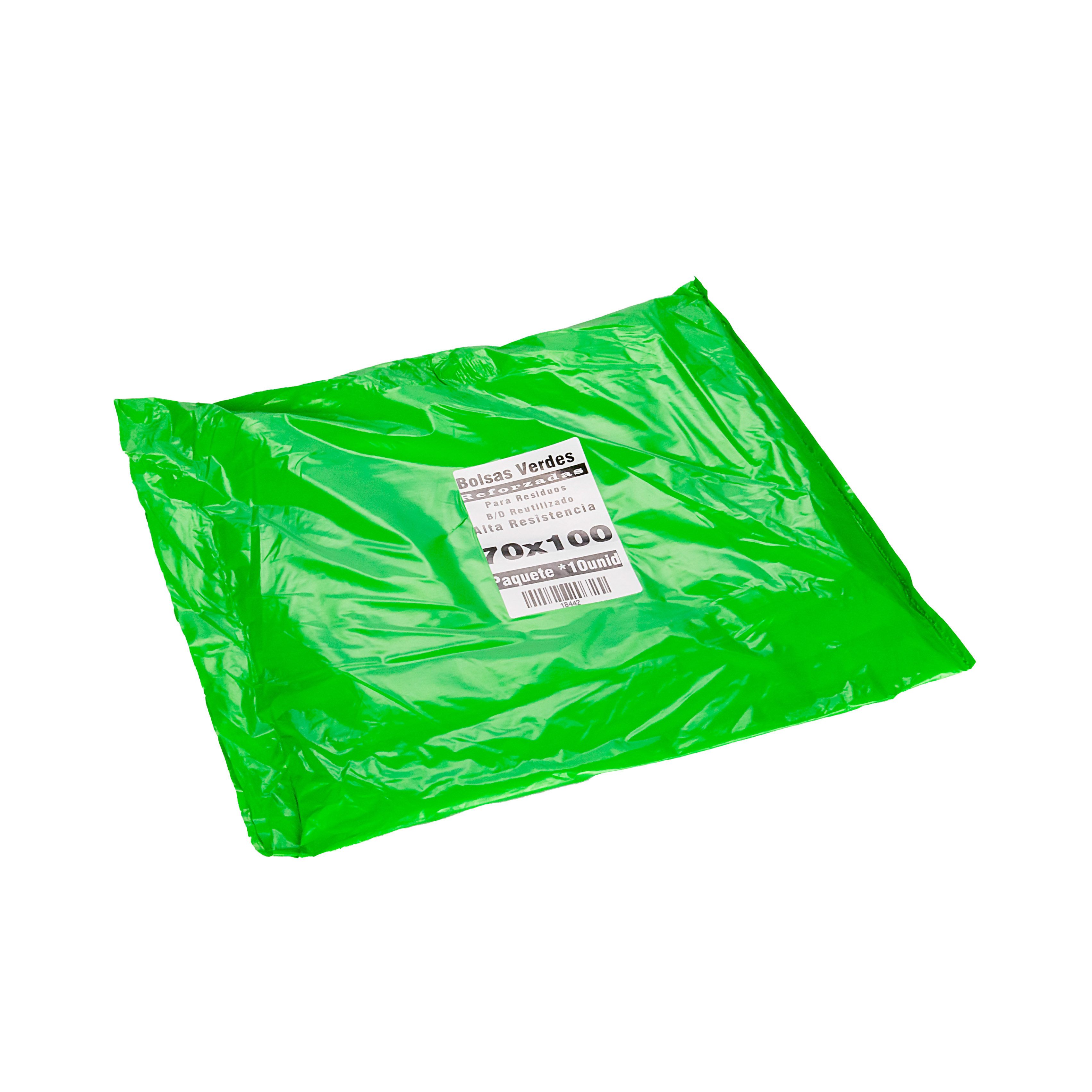 BOLSAS RESIDUO VERDE FERNANDEZ (PAQ*10U) 70*100 (35MIC) REFORZADAS *UNID