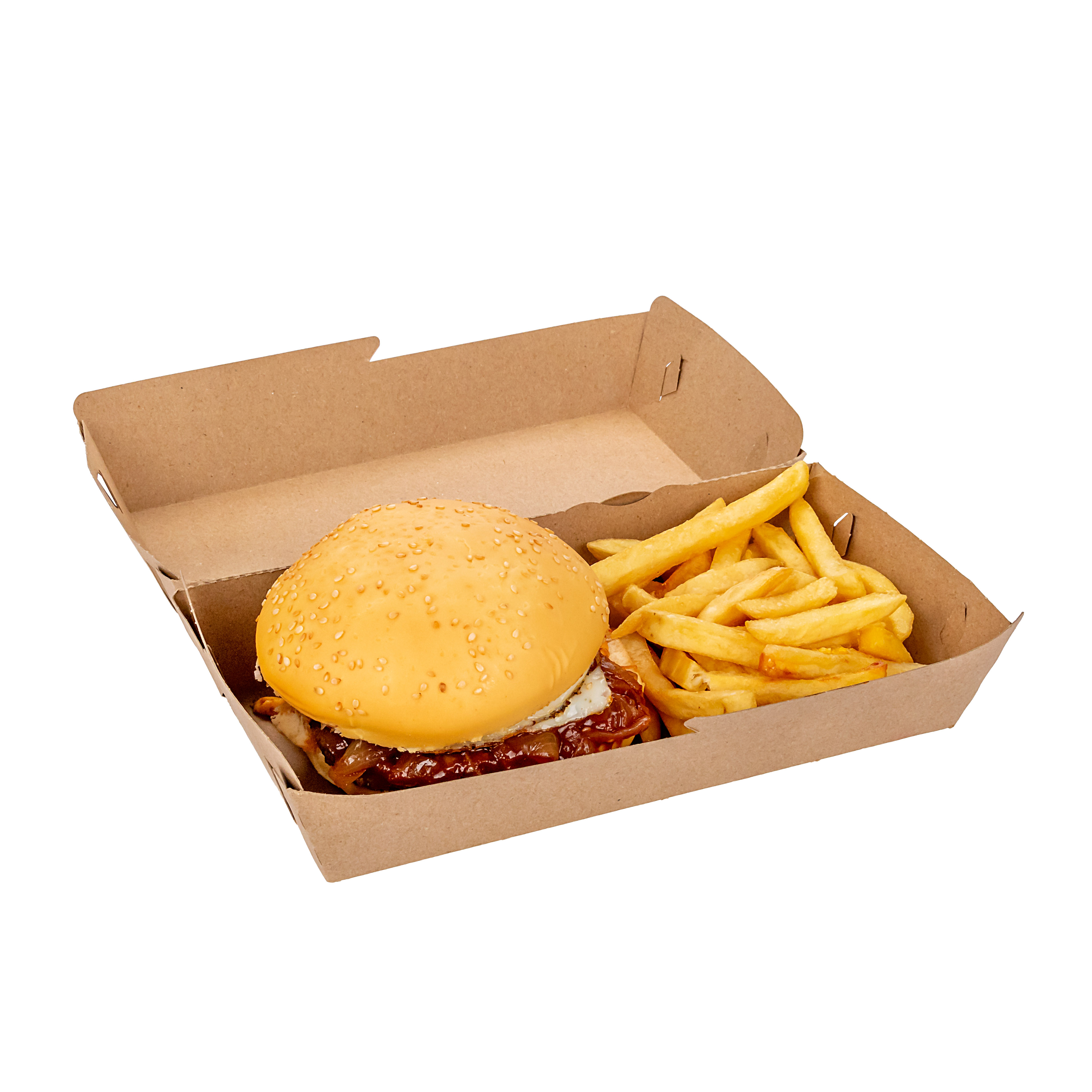 CAJA DELIVERY BIOHZ ESTUCHE SANDWICH XL (22*11*8CM) *260UNID