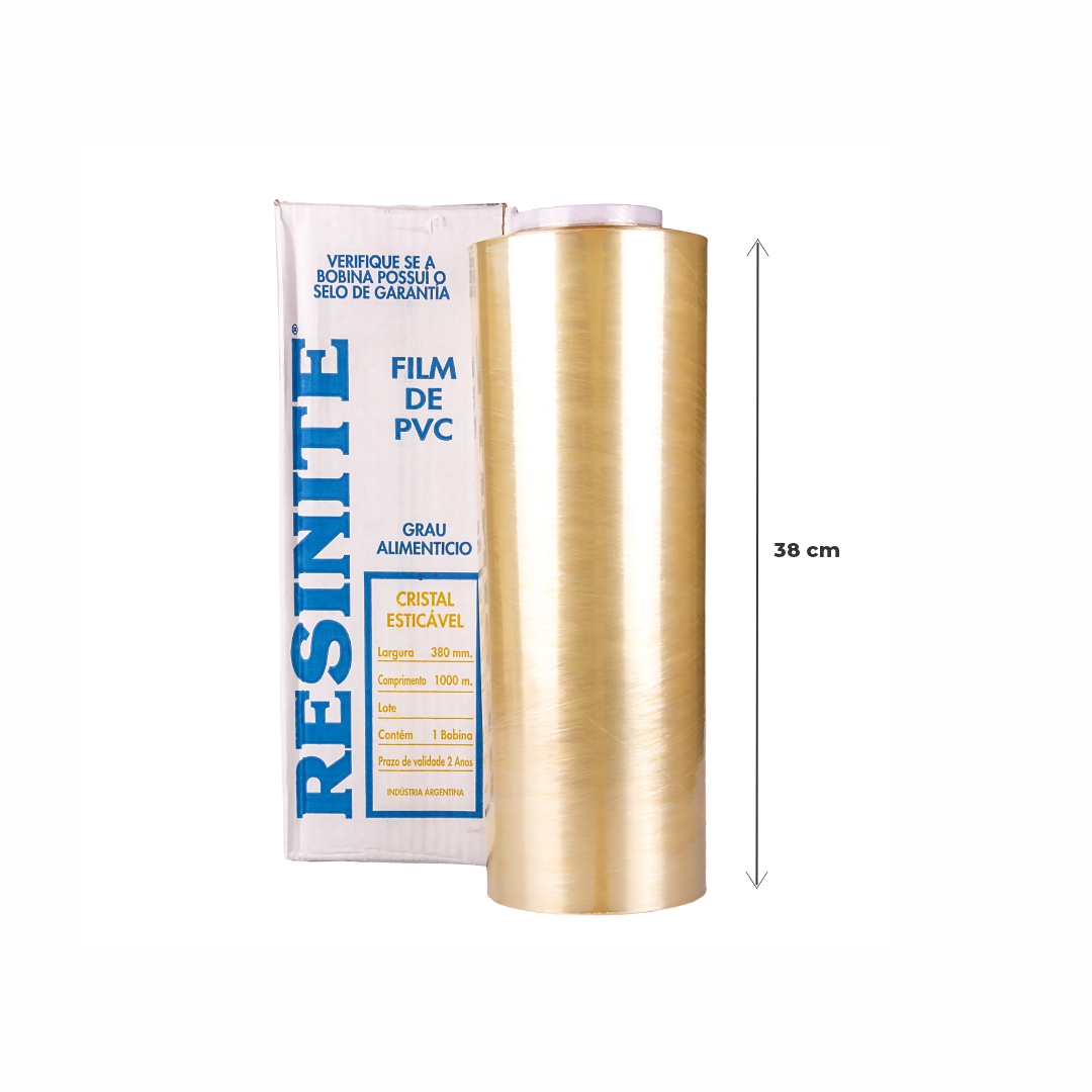 FILM ALIMENTICIO RESINITE (38CM.*1000MTS) PVC *ROLLO
