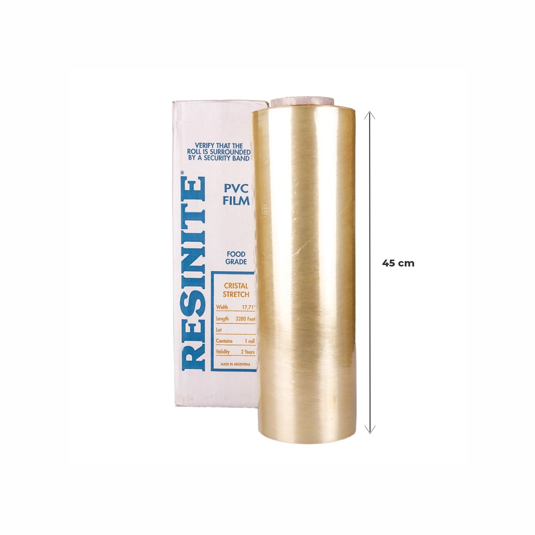 FILM ALIMENTICIO RESINITE (45CM.*1000MTS) PVC *ROLLO