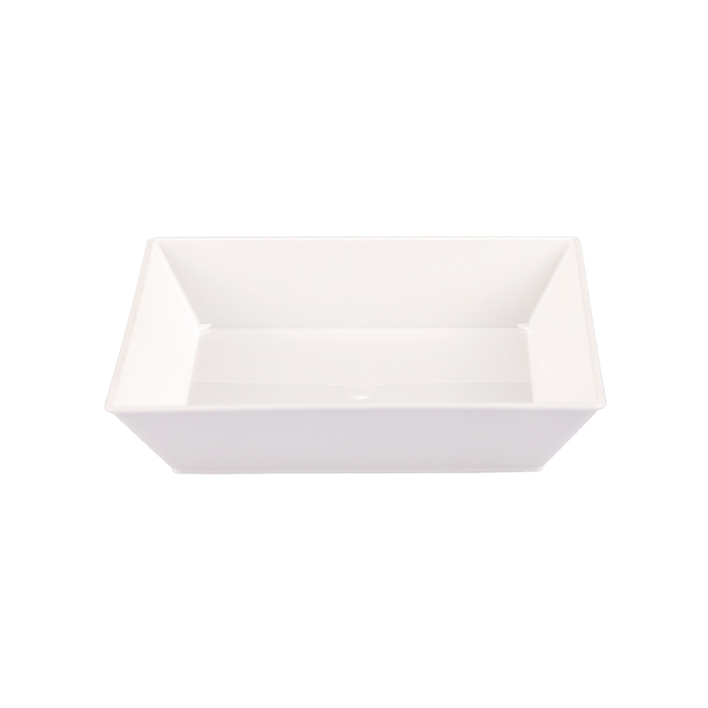 PLATO PETITE CUADRADO PLASTICO BLANCO (6*6*1CM) BLISTER *24UNID.