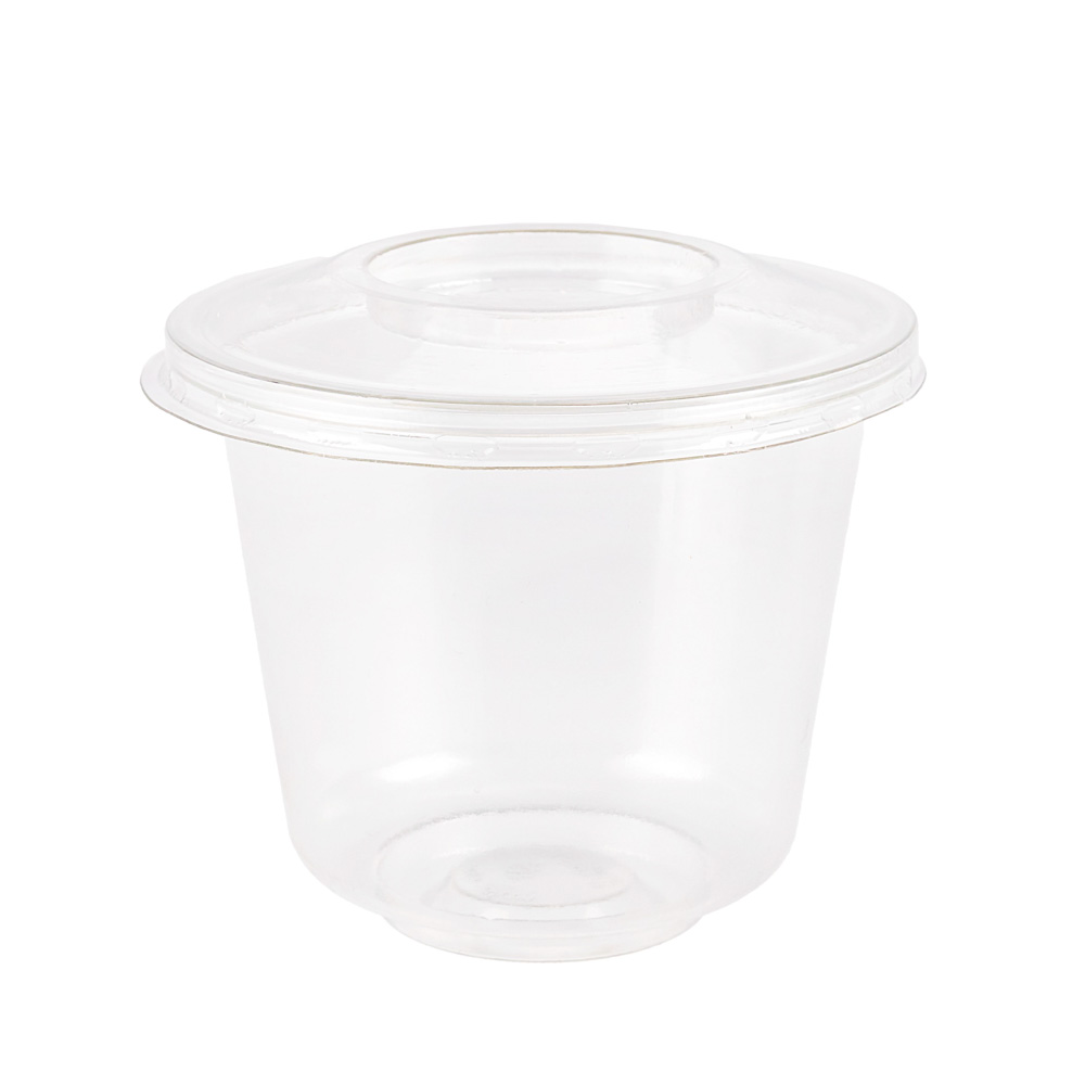 COPA VENECIANA FLEX PLASTICA CRISTAL 5OZ C/TAPA PAQ.*50UNID