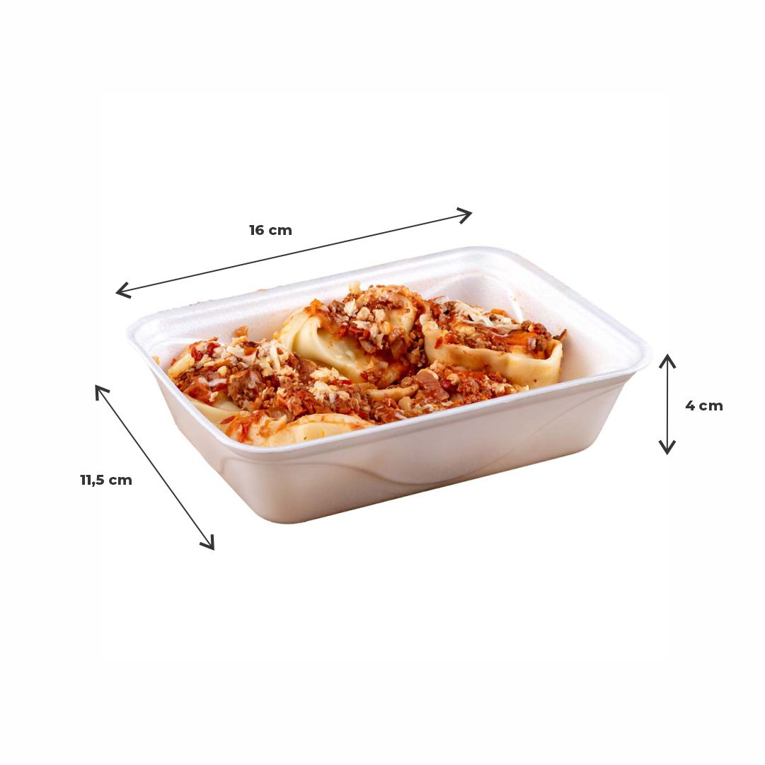 BANDEJA TERMICA DARNEL 500ML (DM70) (11.5*16*4CM) *100UNID.