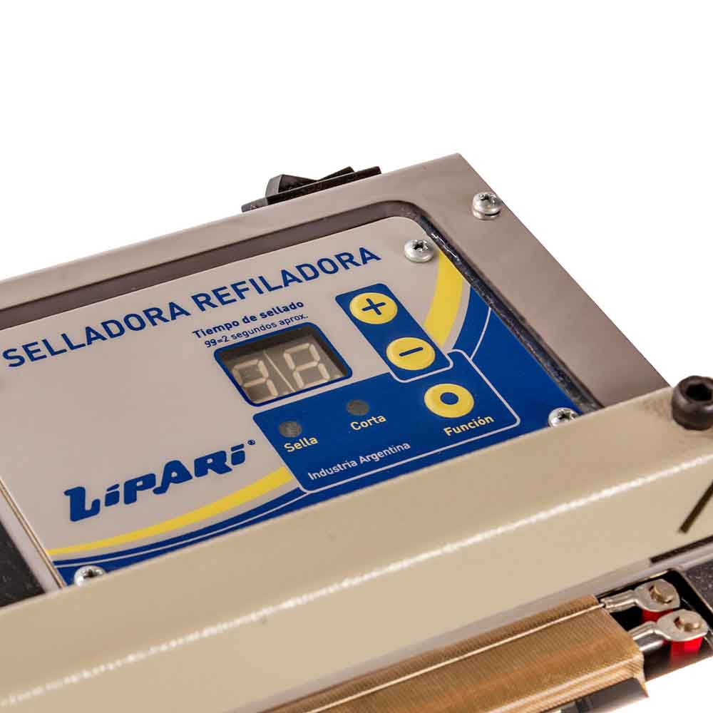 SELLADORA LIPARI CON PIE 40CM REFILADORA CON FECHADOR (HRF400) *UNID