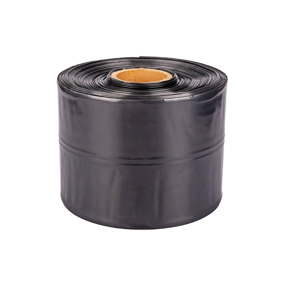 TUBO SIN CORTE mE PE NEGRO (B/D REC - 100MIC) .35CM*100MTS *UNID