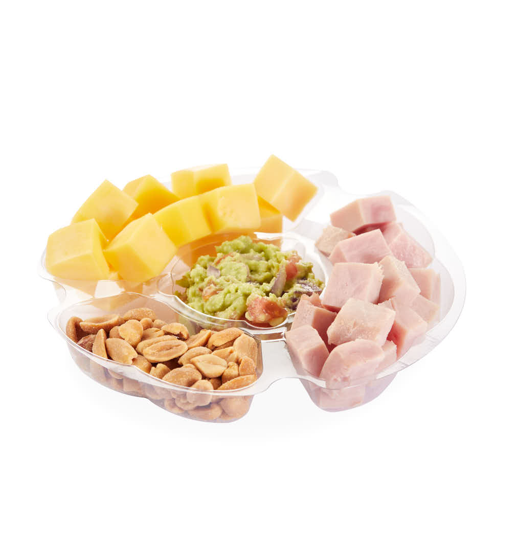 SEPARADOR ENSALADERA REDONDA BANDEX 4 DIVISIONES (448S) *110UNID