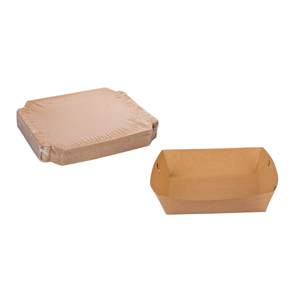 CUBETAS ÑOQUERAS CARTON KRAFT Nº4 BIOHZ (17*20*6CM) *100UNID