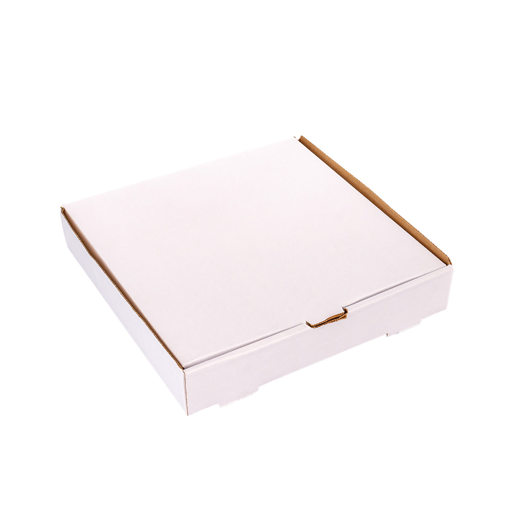 CAJA MICRO CARTON BLANCO/MARRON (28.5*28*5.3CM) (PASCUALINA) *100UNID.