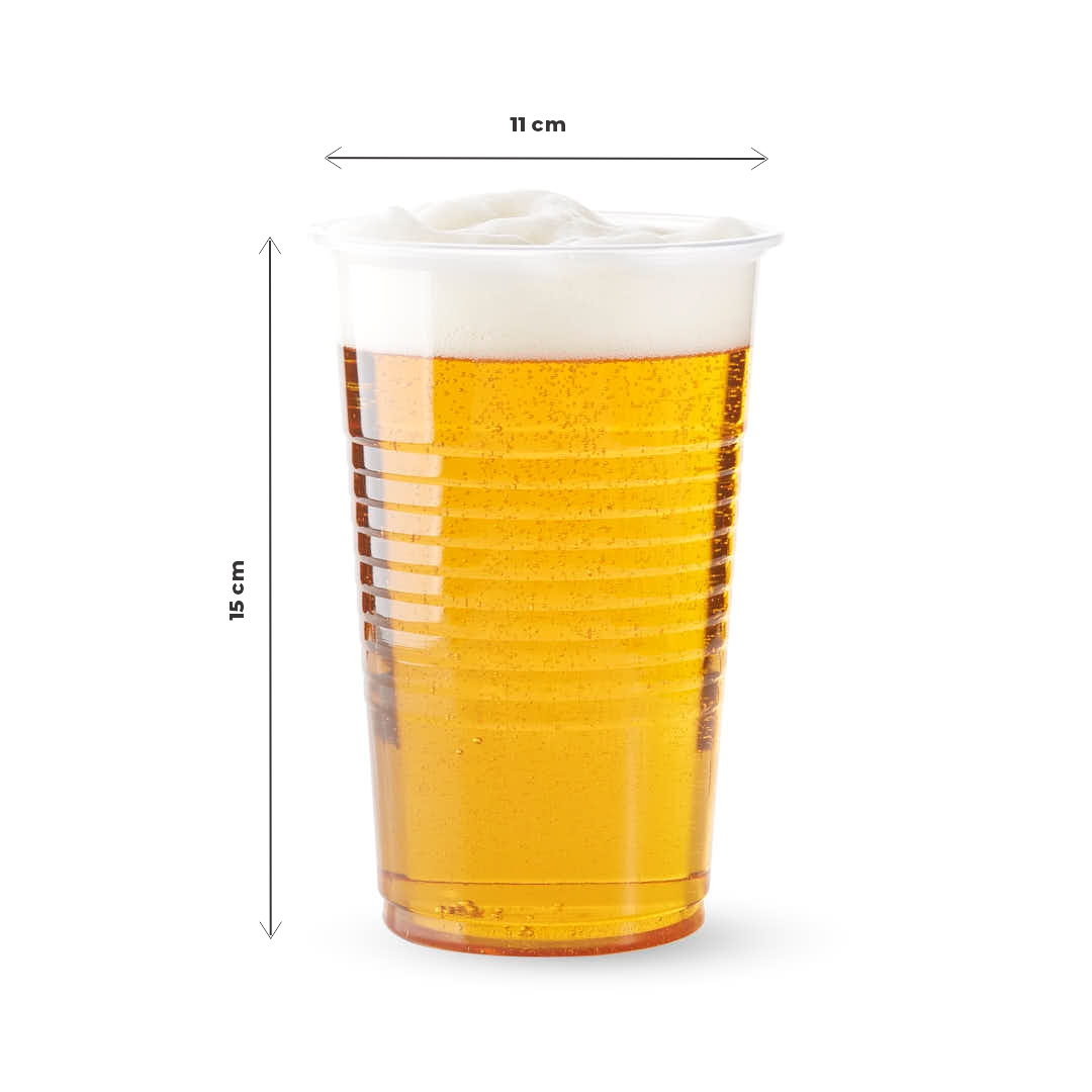 VASOS PLASTICOS TRASLUCIDOS 800CC WORK *100UNID