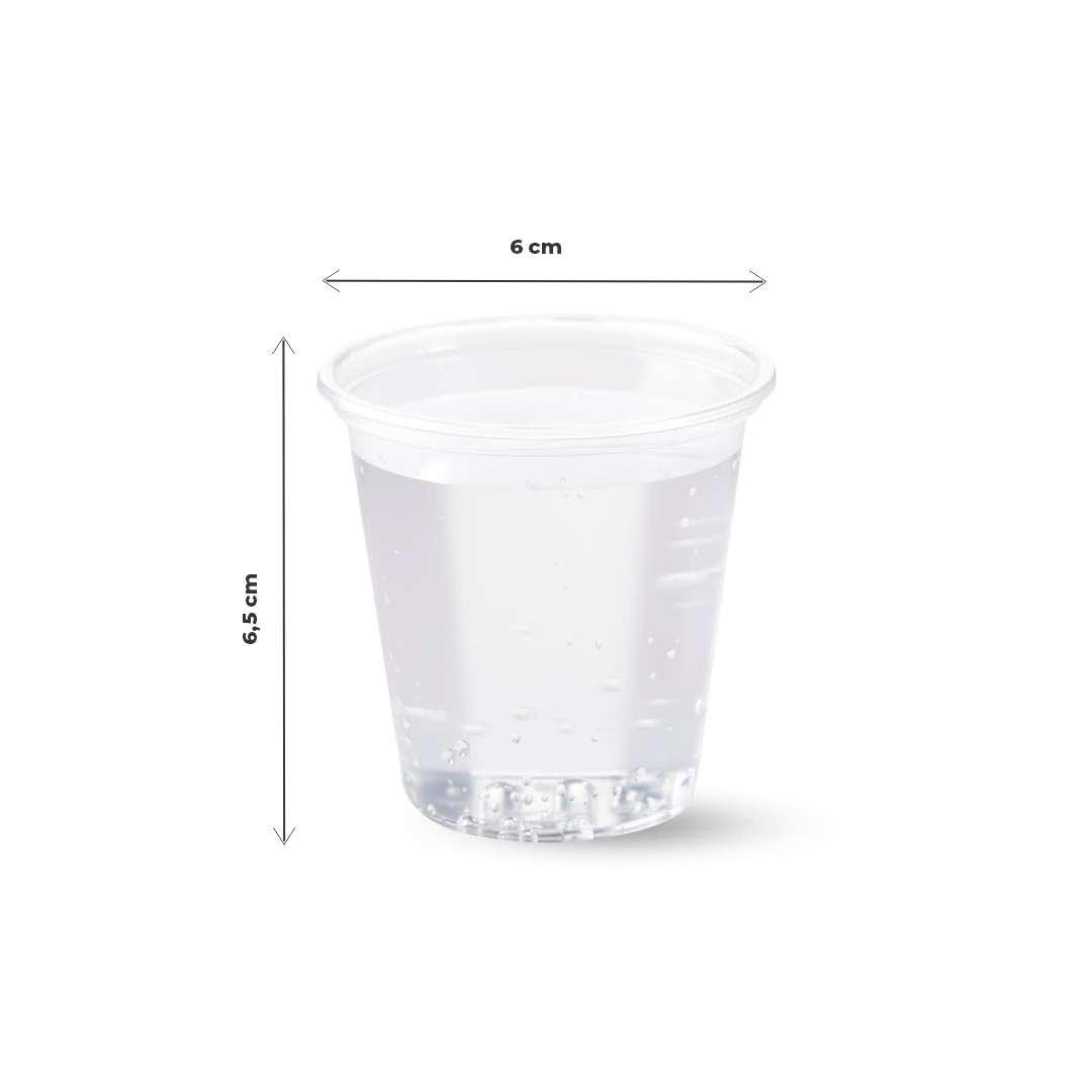 VASOS PLASTICOS CRISTAL 110CC PLASTIVAS REFORZADOS *100UNID