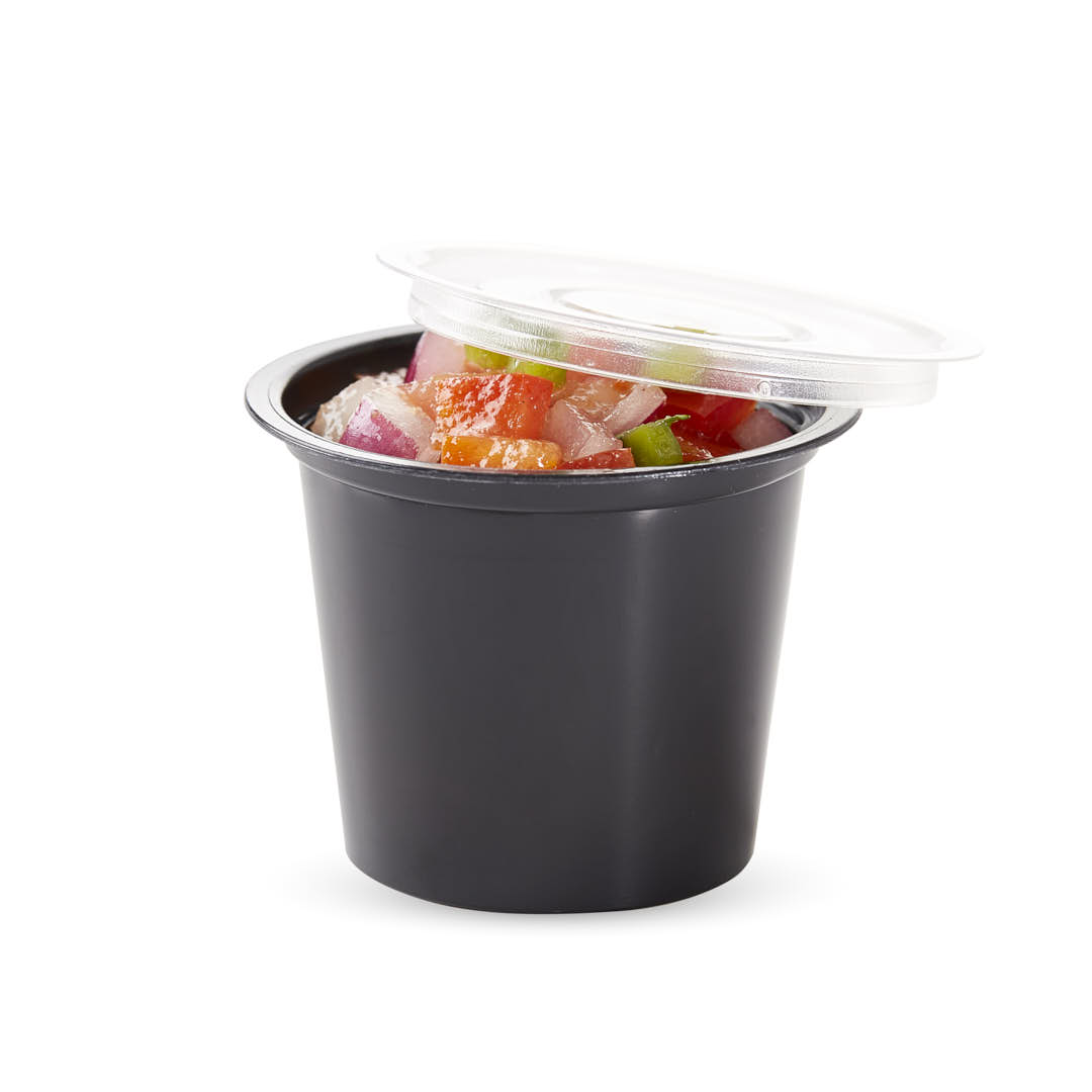 POTE PLASTIVAS PS 45CC (DEGUSTACION NEGRO) *100UNID