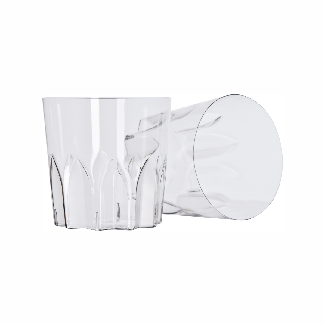 STRAWPLAST VASO RIGIDO.300CC WHISKY CRISTAL (ST-333) *10UNID