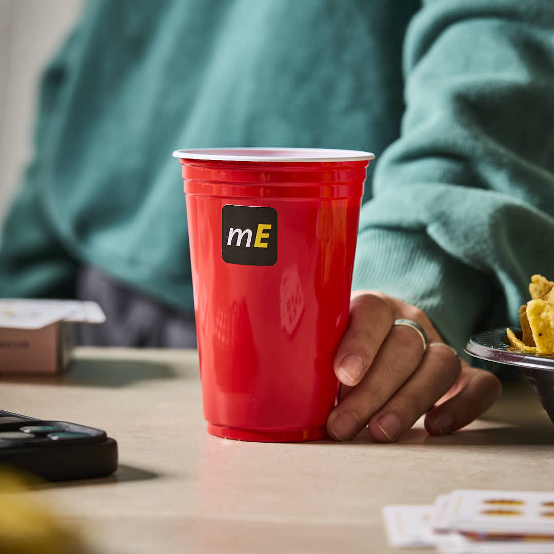 VASOS PLASTICOS AMERICANOS ROJO/BLANCO 300CC COPOBRAS (CF-300) *25UNID