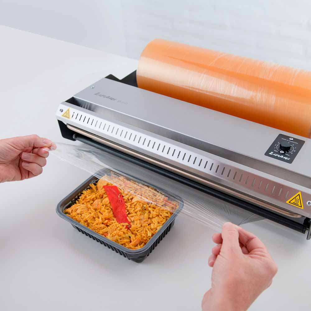 DISPENSER FILM LIPARI 850 CON CORTE ELECTRICO PARA ROLLOS 1000MTS *UNID