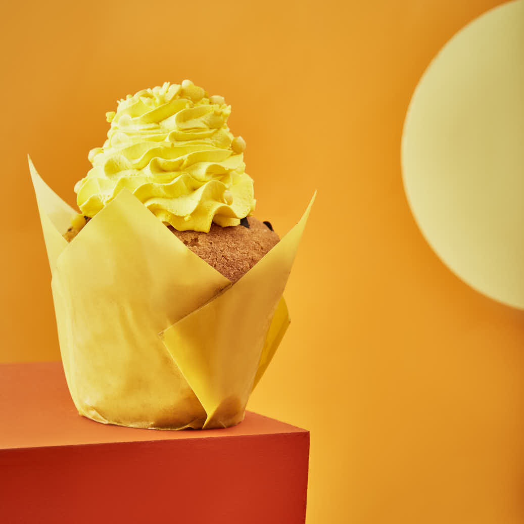 TULIPAS PARA MUFFIN Y CUPCAKE.Nº16 AMARILLA LISA PAQ *200UNID