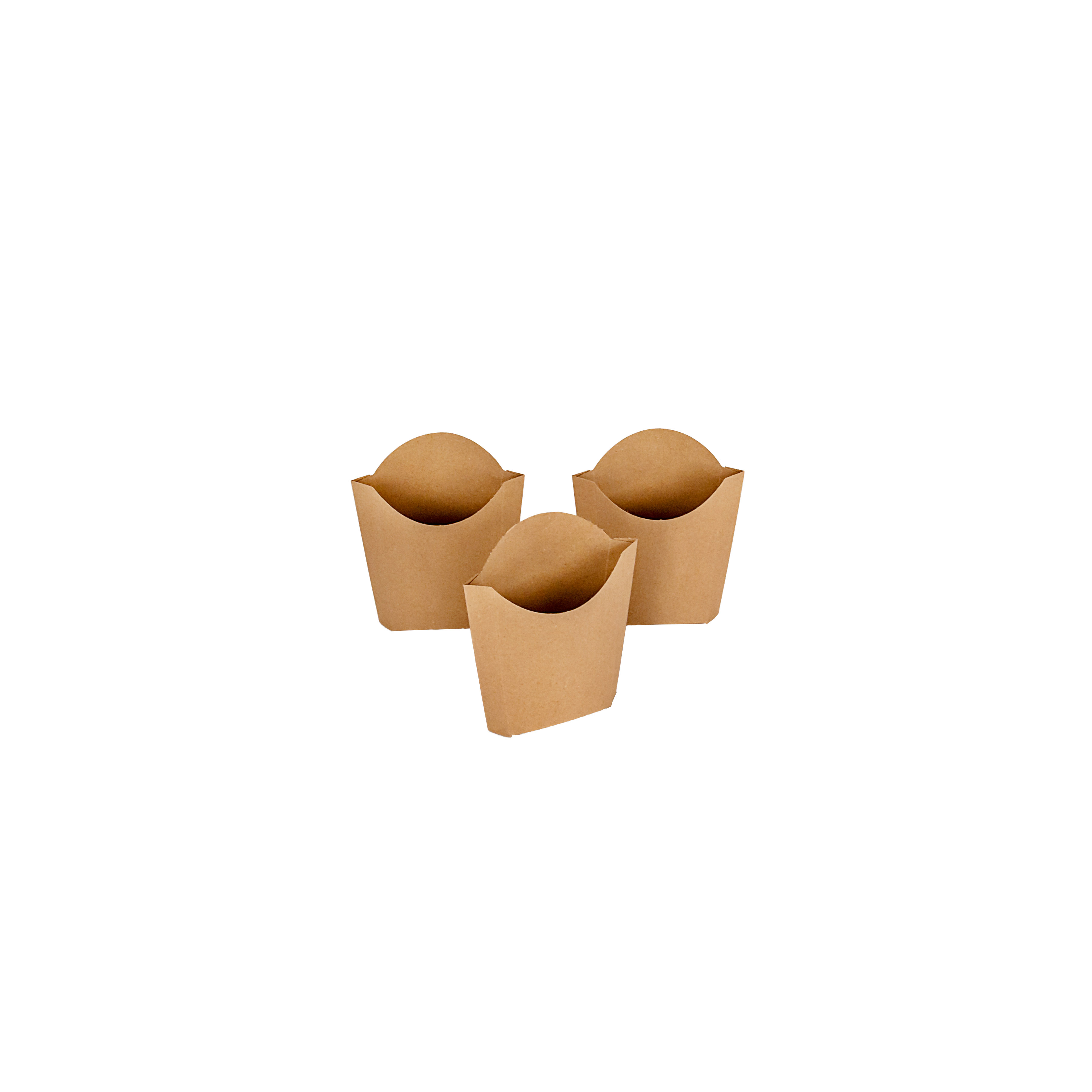 CAJA DELIVERY BIOHZ PAPAS FRITAS SOBRE MARRON.GRANDE (15.5*9.5*5.5CM) *450UNID