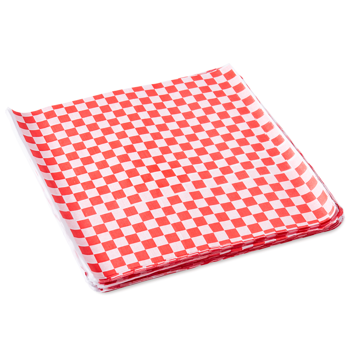 PAPEL SEDA MULTI CUADRO ROJO SIN PARAFINAR 35*35CM (BLANCO - 1KG - 20GRS) *400 HOJAS