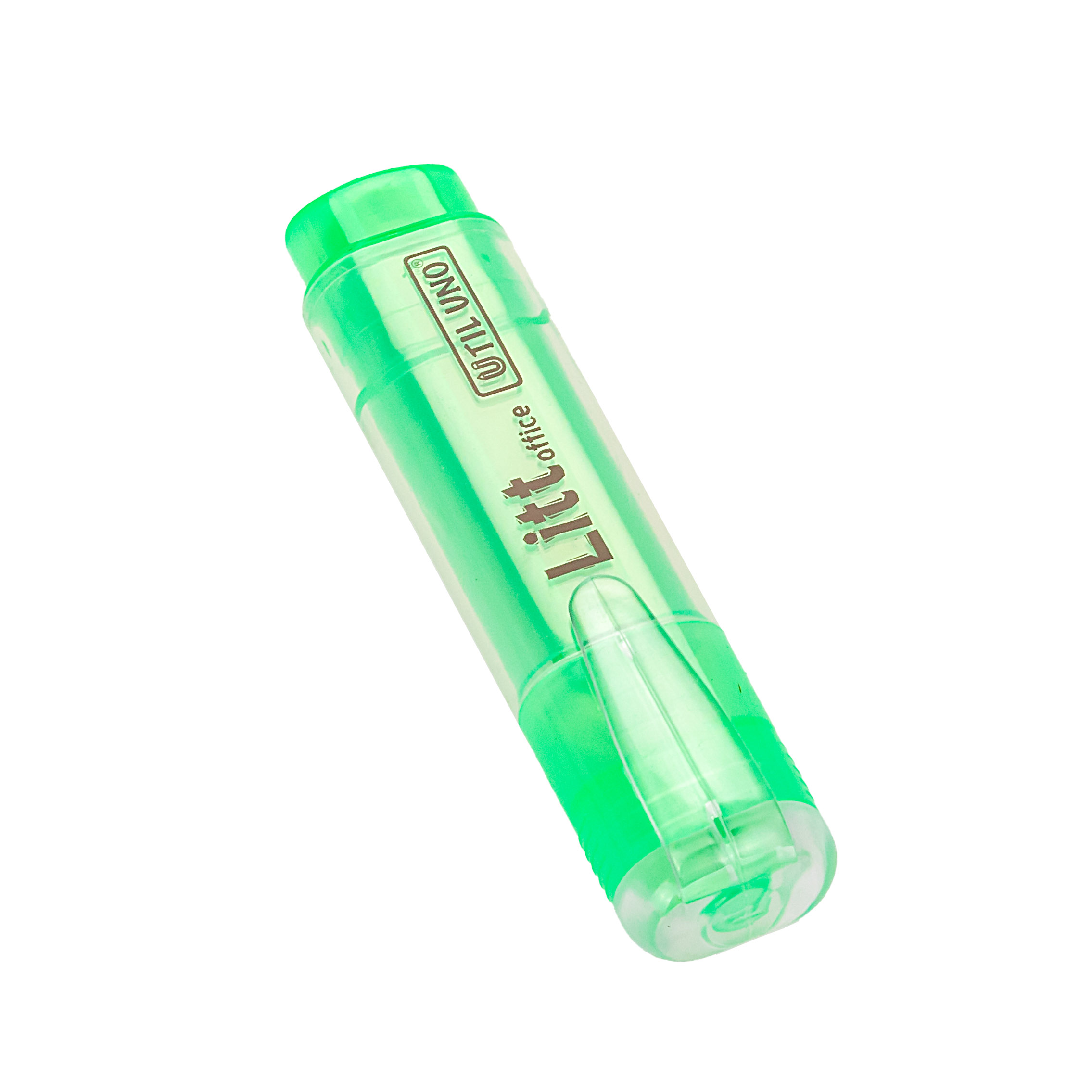 RESALTADOR LITT GLARE UTIL UNO VERDE PUNTA BISELADA *UNID