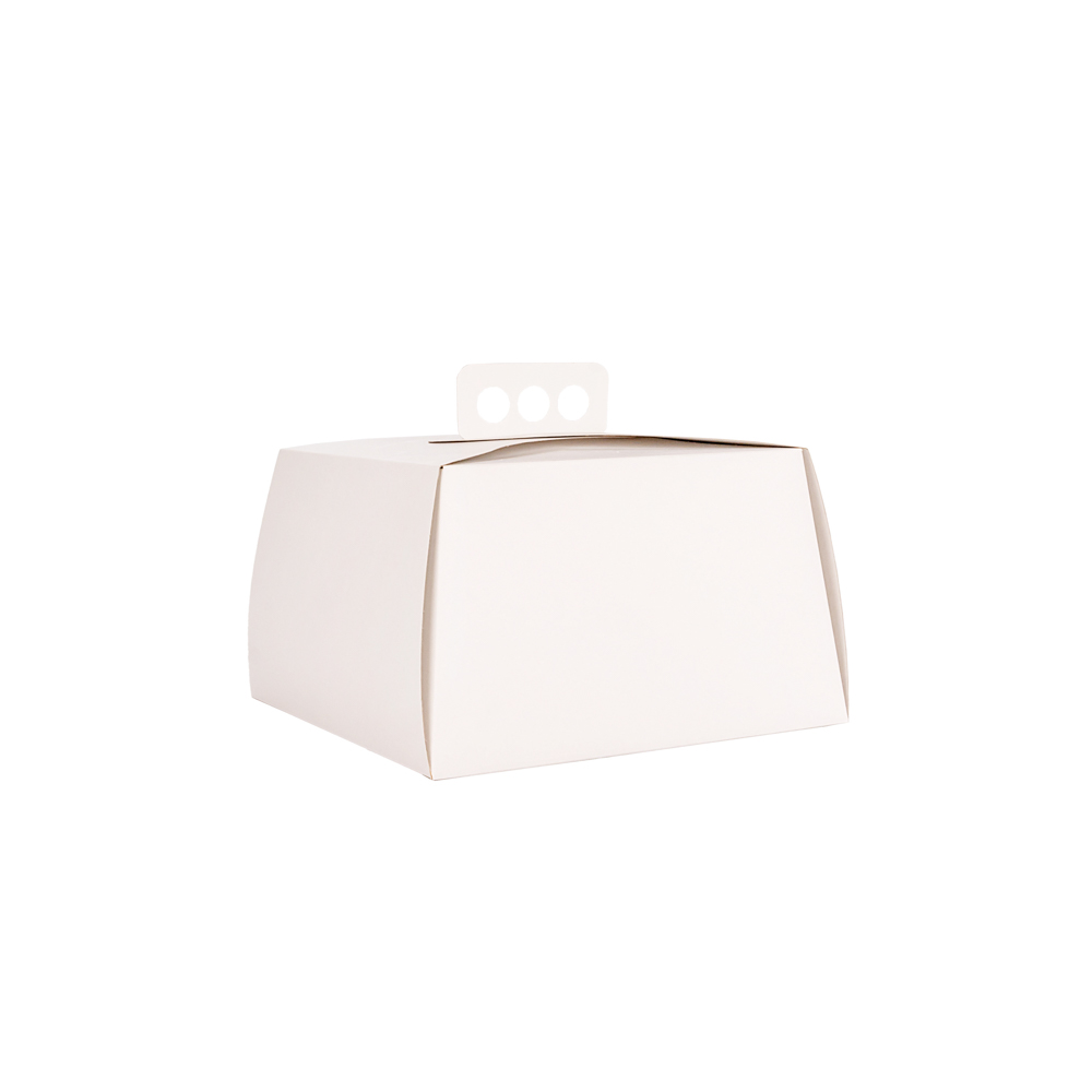 ESTUCHE TORTA CARTULINA BLANCA (31*31*15CM) mE *10UNID