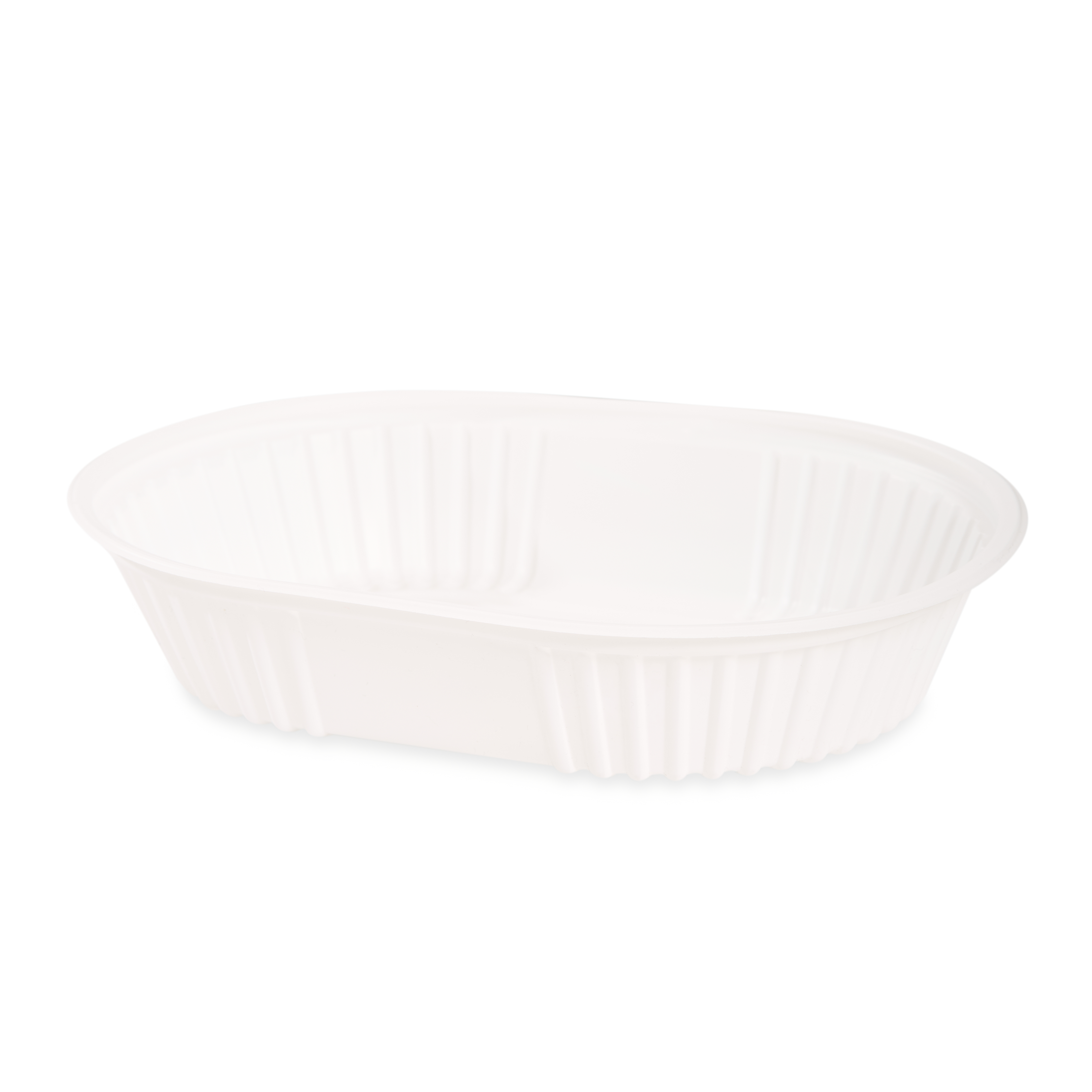 BANDEJA MICRO COTNYL.ECO Nº105 OVAL PIM BLANCA (17*23*5CM).(PIM105OVBL) *100UNID