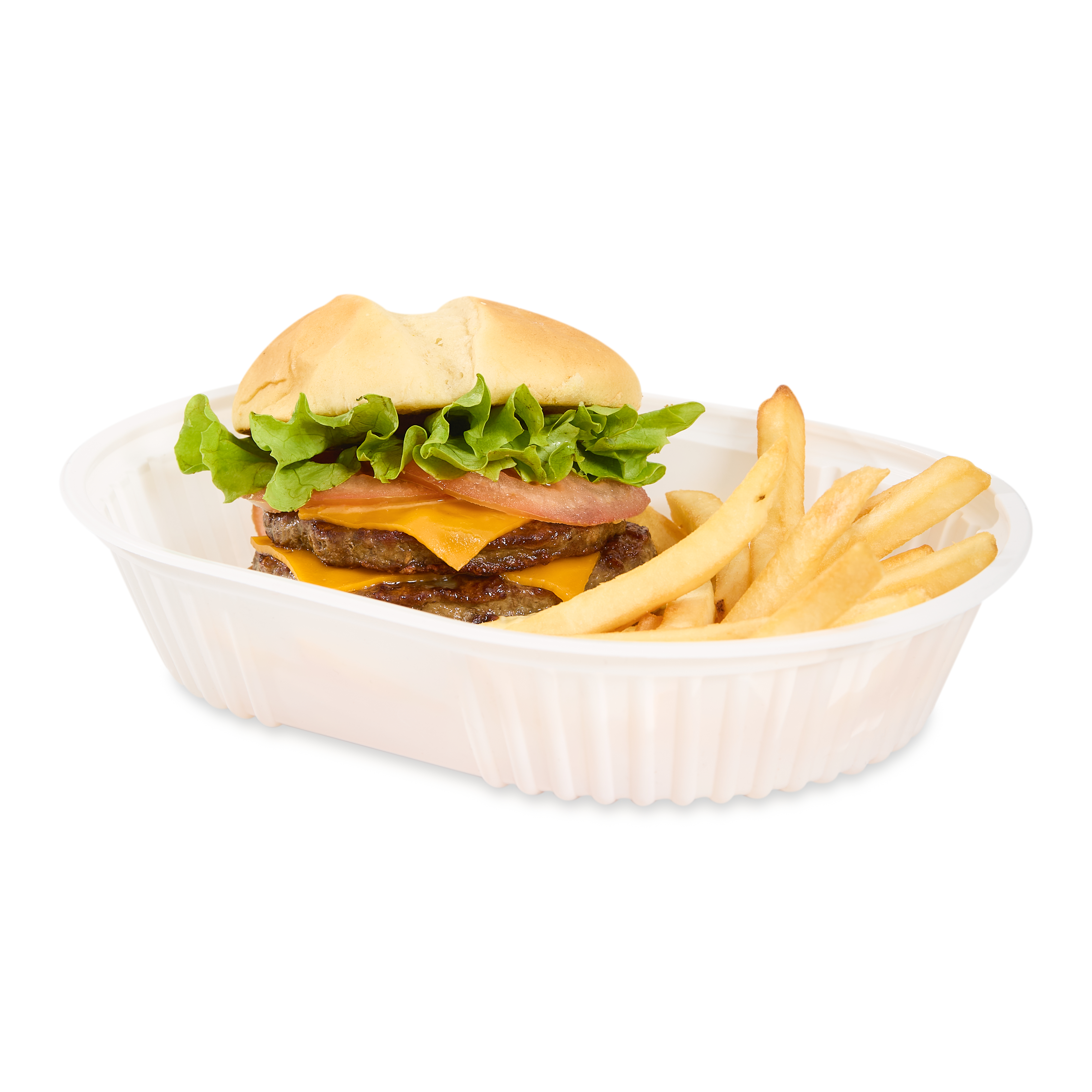 BANDEJA MICRO COTNYL.ECO Nº105 OVAL PIM BLANCA (17*23*5CM).(PIM105OVBL) *100UNID