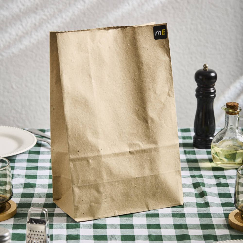 BOLSAS DELIVERY PAPEL KRAFT FONDO CUADRADO Nº5 (20*11*30CM) (80GRS