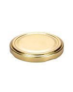 TAPA FRASCO VIDRIO 70MM AXIAL DORADA (METAL) PACK *20UNID