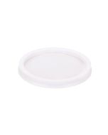 TAPA VASO PLASTICO GLASS 95 NATURAL LISA (PARA VASO 500) *50UNID