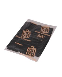 BOLSAS RESIDUO NEGRA MELLI (PAQ*10U) 50*70 (20MIC) *UNID