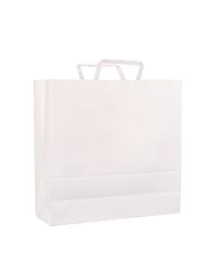BOLSA BOUTIQUE PAPEL BLANCA 30*12*32CM *UNID