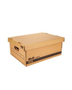 CAJA ARCHIVO CARTON AMERICANA BAJA KRAFT M&D (30*40*17CM) *UNID