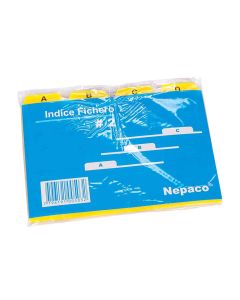 INDICE CARTON FICHERO Nº2 A/Z *UNID