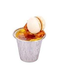 FLANERA ALUMINIO DESCARTABLE CHICA V120 (125CC) (7CM.DIAM*6CM.ALTO) *50UNID