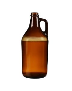 BOTELLON VIDRIO AMBAR GROWLER.RIGOLLEAU 1900CC CERVEZA (SIN TAPA) PACK *4UNID