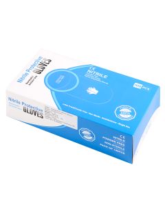 GUANTES NITRILO NEGRO DESCARTABLES CHICO (S) *100UNID