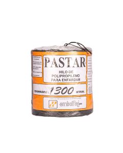 HILO ENFARDAR PLASTICO NEGRO PASTAR (1300MTS) *BOBINA