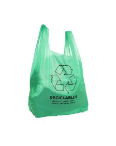 BOLSAS CAMISETA VERDES FERNANDEZ SUPER REFORZADA (BD - 30MIC) 45X60 *100UNID